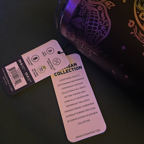 NWT Hydrapeak Halloween Sugar Skull Tumbler 💀☠️💀 - Picture 4 of 8